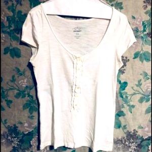 Cute white top by Old Navy size small.